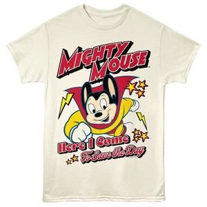 Mighty Mouse Flying  Saving Unisex T Shirt